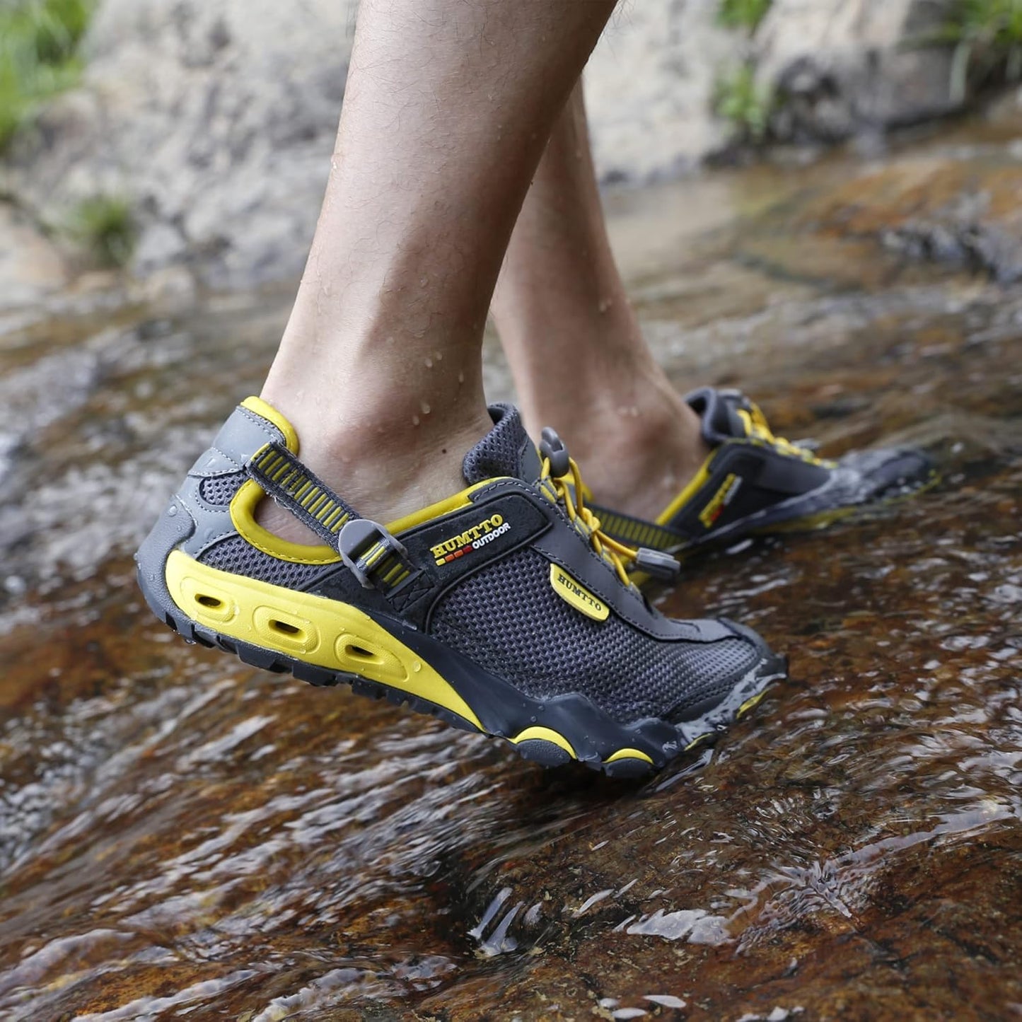 Herren Amphibische Wasserschuhe | Outdoor Sandalen
